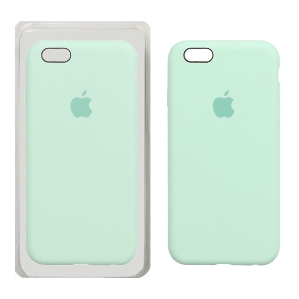 قاب سیلیکونی پاک کنی اورجینال Apple iPhone 6 / iPhone 6s - سبز پاستیلی (پک اصلی)