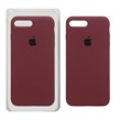 قاب سیلیکونی پاک کنی اورجینال Apple iPhone 7 Plus / 8 Plus - زرشکی (پک اصلی)