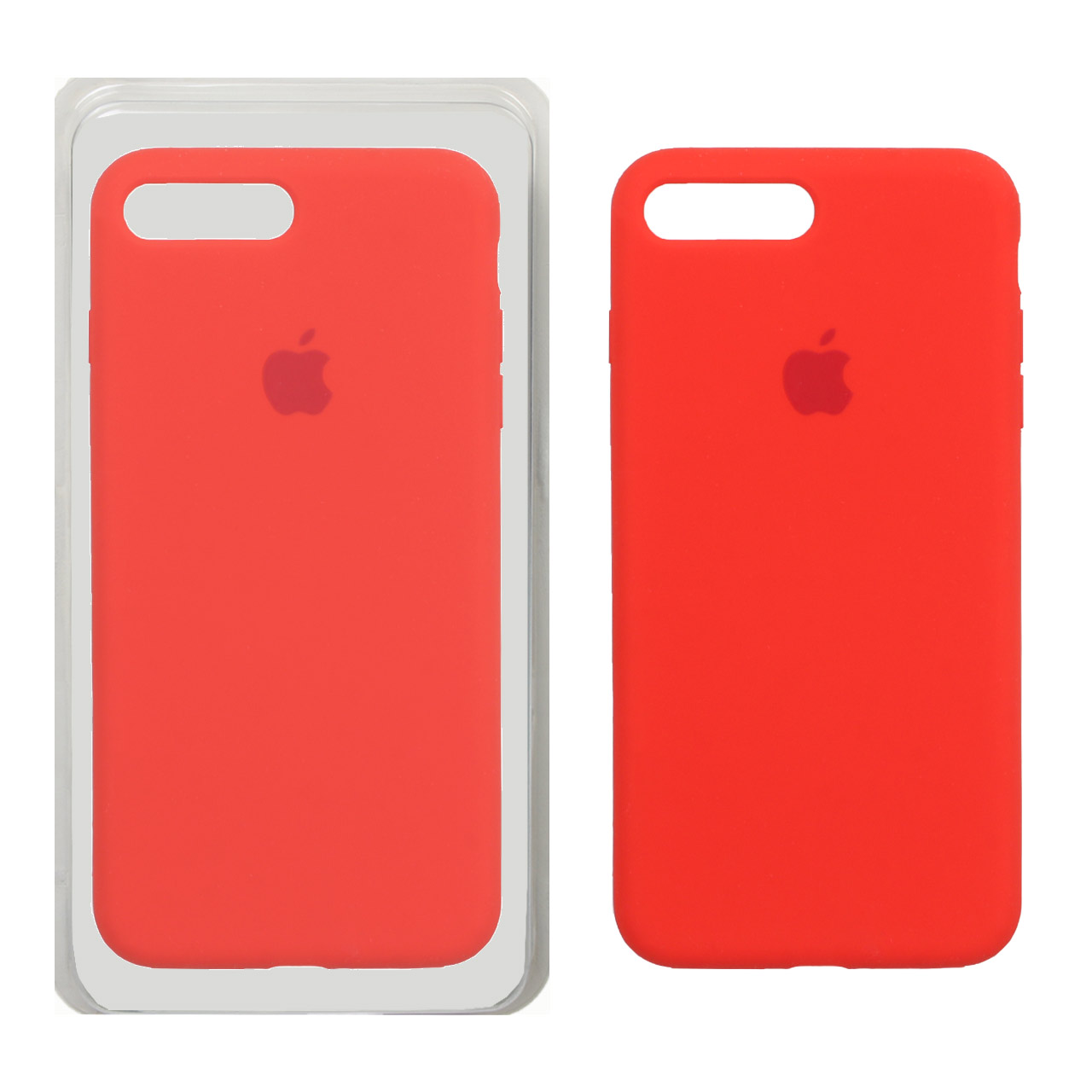 قاب سیلیکونی پاک کنی اورجینال Apple iPhone 7 Plus / 8 Plus - قرمز (پک اصلی)