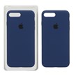 قاب سیلیکونی پاک کنی اورجینال Apple iPhone 7 Plus / 8 Plus - سرمه ای (پک اصلی)