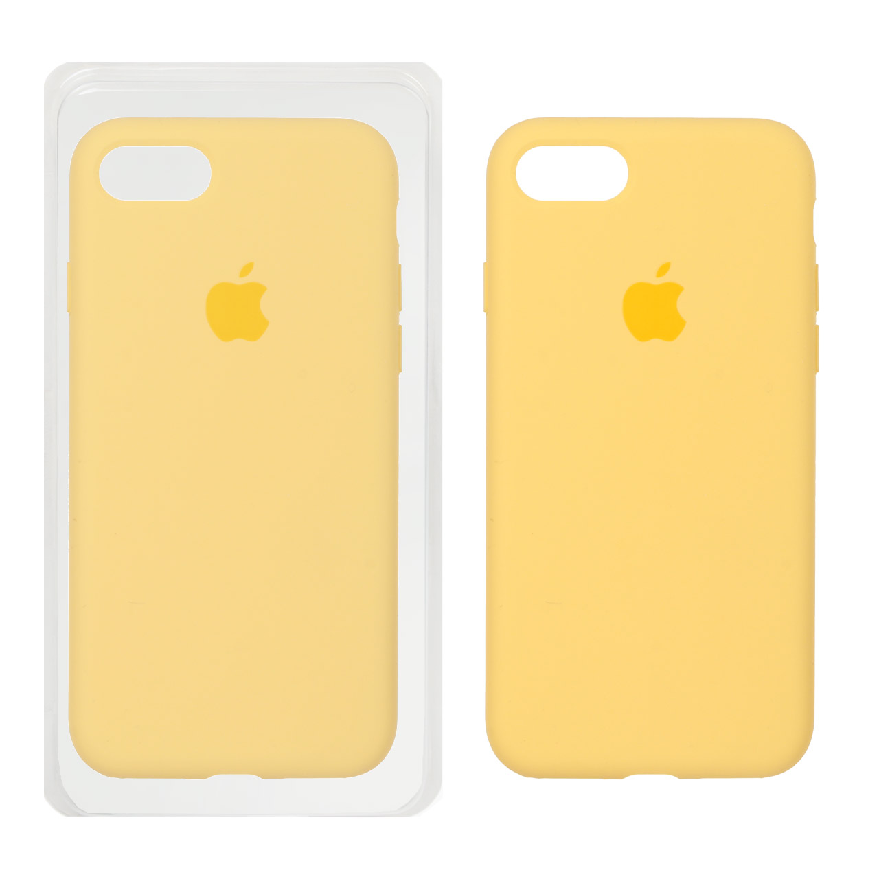 قاب سیلیکونی پاک کنی اورجینال Apple iPhone SE (2020) / iPhone 7 / iPhone 8 - زرد (پک اصلی)