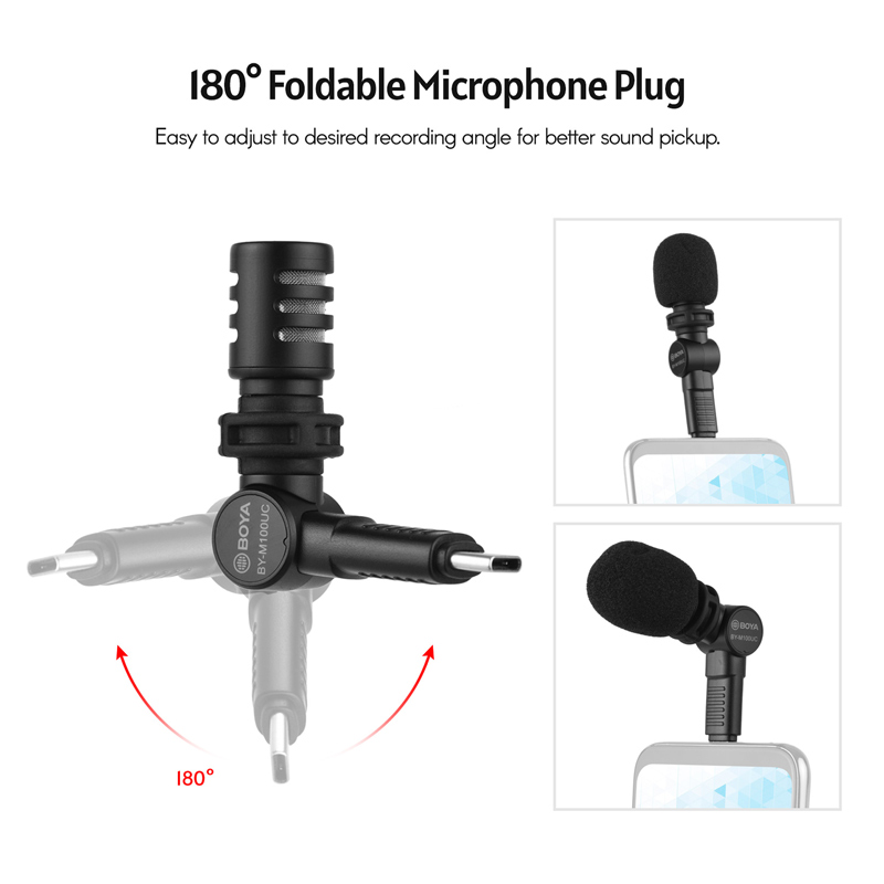 میکروفون کندانسور Boya BY-M100UC Type-C