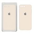 قاب سیلیکونی پاک کنی محافظ لنزدار اورجینال Apple iPhone 7 Plus / iPhone 8 Plus - کرم (پک اصلی)
