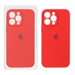 قاب سیلیکونی پاک کنی محافظ لنزدار اورجینال Apple iPhone 14 Pro Max - قرمز (پک اصلی)