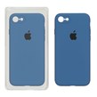 قاب سیلیکونی پاک کنی محافظ لنزدار اورجینال Apple iPhone SE (2020) / iPhone 7 / iPhone 8 - آبی تیره (پک اصلی)