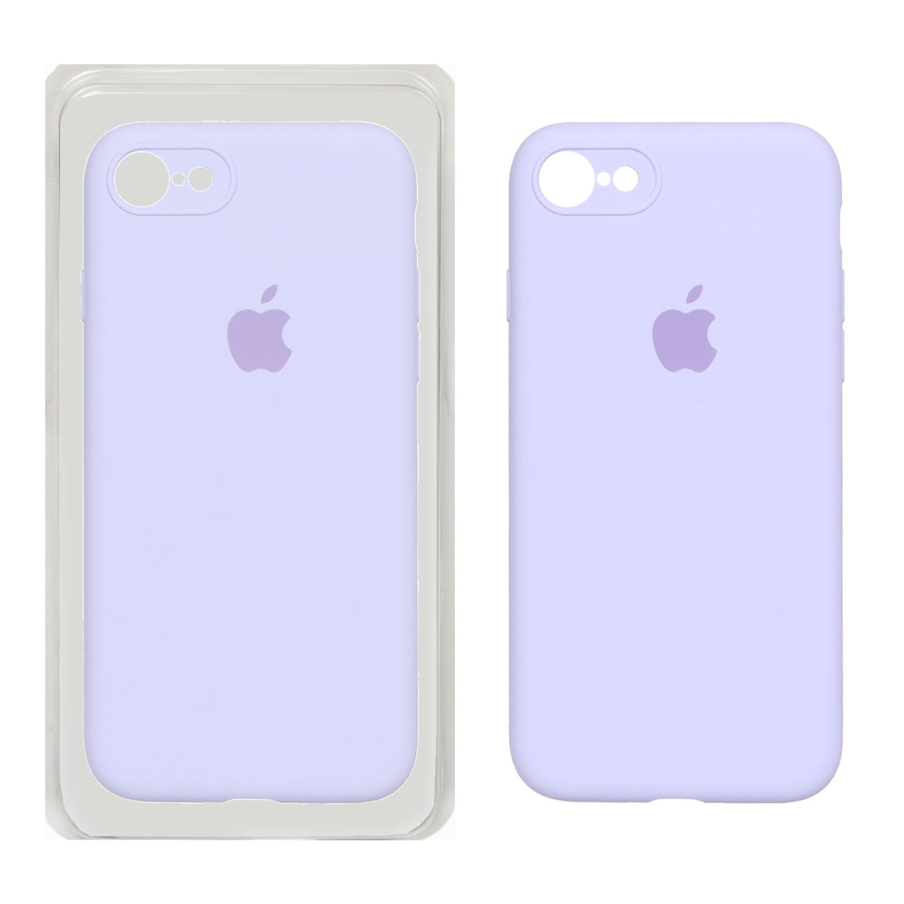 قاب سیلیکونی پاک کنی محافظ لنزدار اورجینال Apple iPhone SE (2020) / iPhone 7 / iPhone 8 - یاسی (پک اصلی)