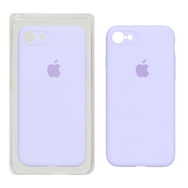 قاب سیلیکونی پاک کنی محافظ لنزدار اورجینال Apple iPhone SE (2020) / iPhone 7 / iPhone 8 - یاسی (پک اصلی)
