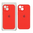 قاب سیلیکونی پاک کنی محافظ لنزدار اورجینال Apple iPhone 15 - قرمز (پک اصلی)