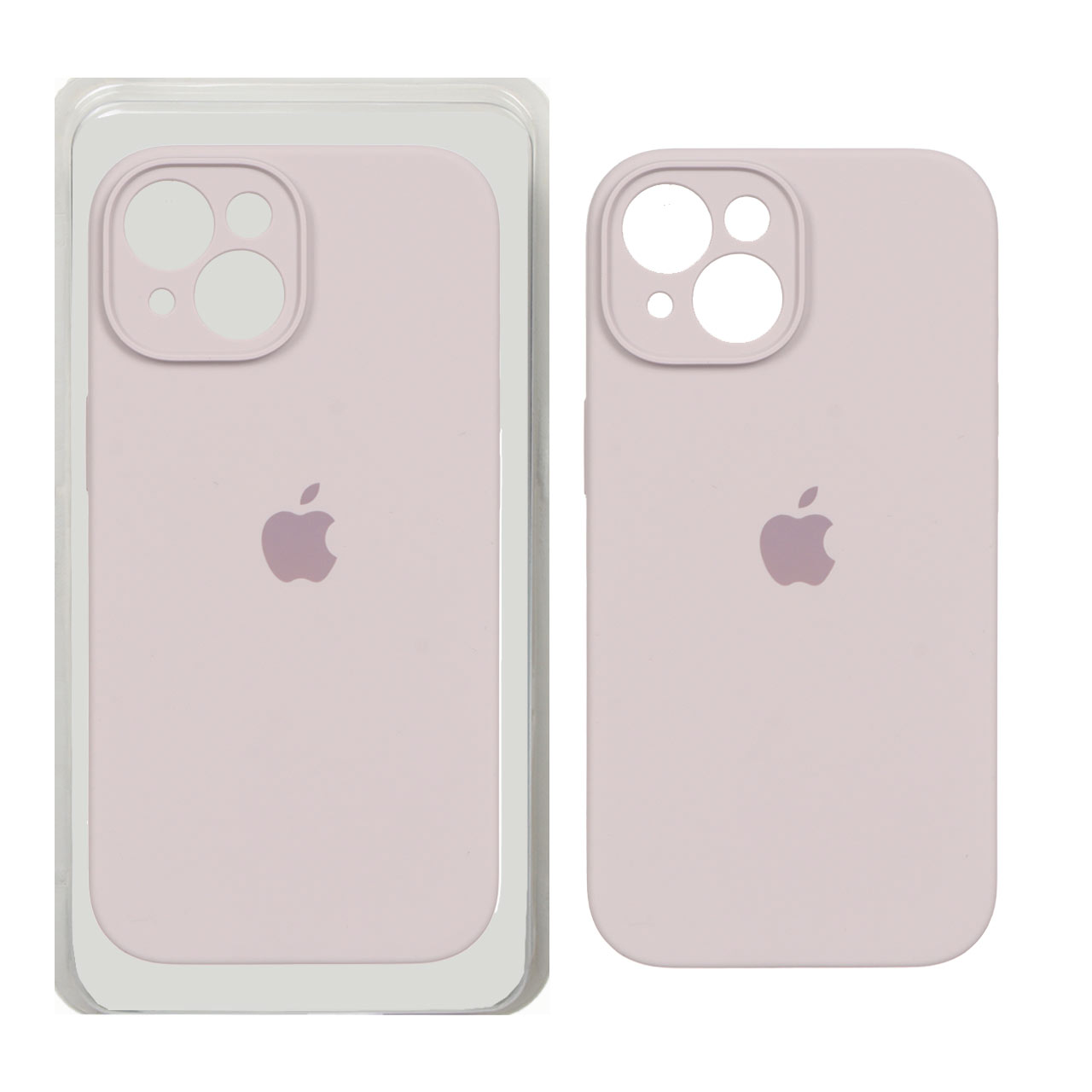 قاب سیلیکونی پاک کنی محافظ لنزدار اورجینال Apple iPhone 15 - کالباسی (پک اصلی)