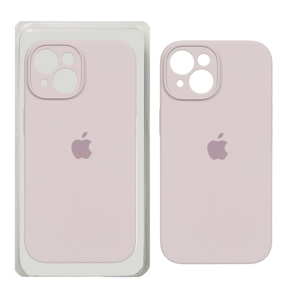 قاب سیلیکونی پاک کنی محافظ لنزدار اورجینال Apple iPhone 15 - کالباسی (پک اصلی)