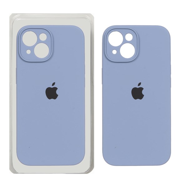 قاب سیلیکونی پاک کنی محافظ لنزدار اورجینال Apple iPhone 15 - فیلی (پک اصلی)