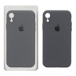قاب سیلیکونی پاک کنی محافظ لنزدار اورجینال Apple iPhone XR - خاکستری (پک اصلی)
