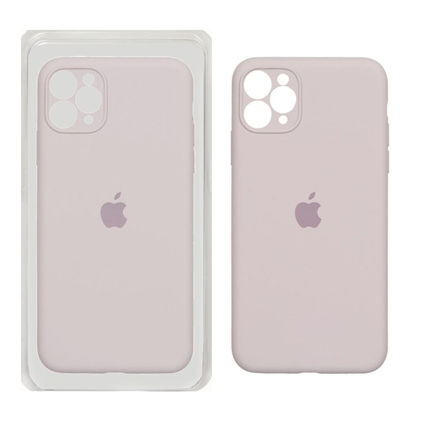 قاب سیلیکونی پاک کنی محافظ لنزدار اورجینال Apple iPhone 11 Pro Max - کالباسی (پک اصلی)