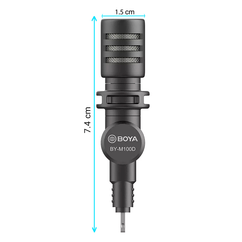 میکروفون کندانسر Boya BY-M100D Lightning