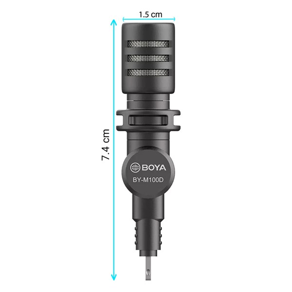 میکروفون کندانسر Boya BY-M100D Lightning