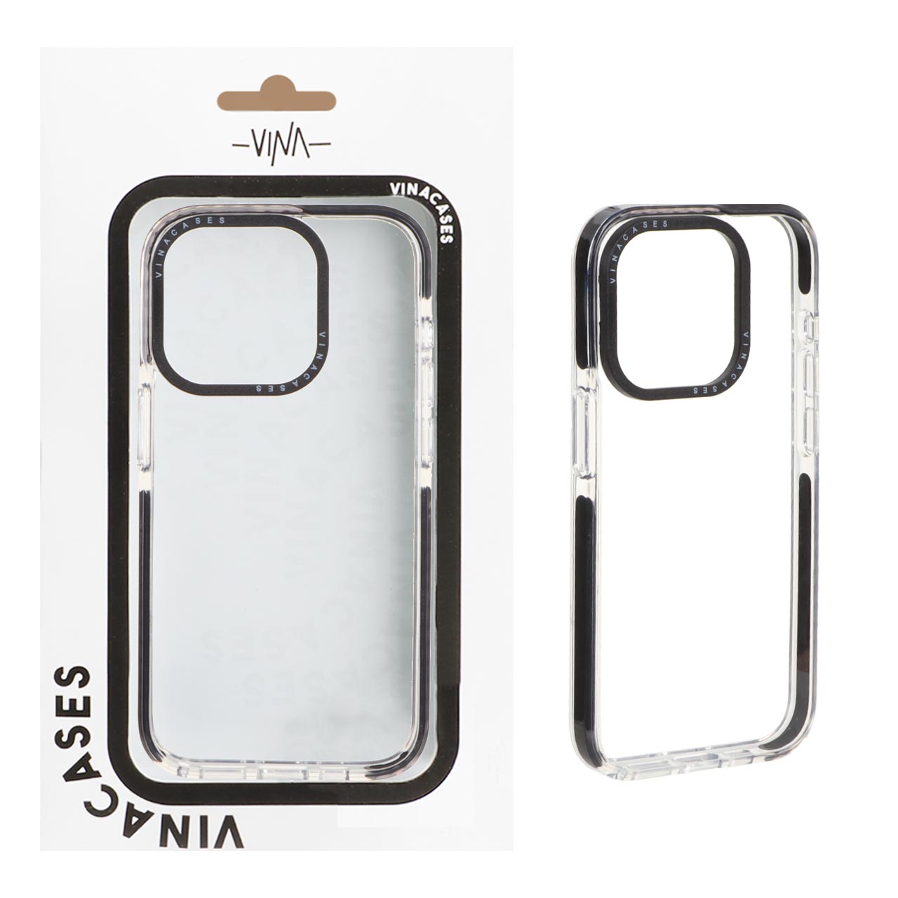 قاب اورجینال Vina شفاف Apple iPhone 15 Pro (پک دار) - VIN