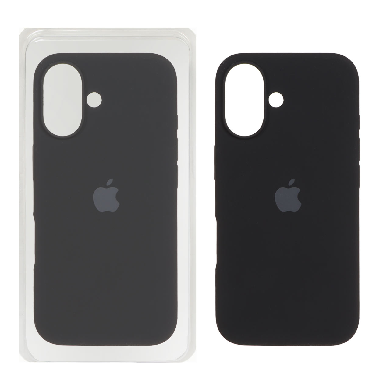 قاب سیلیکونی پاک کنی اورجینال Apple iPhone 16 - مشکی (پک اصلی)