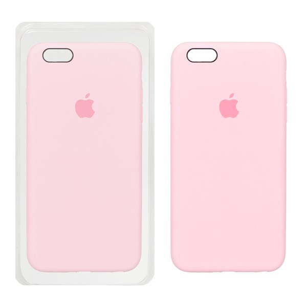 قاب سیلیکونی پاک کنی اورجینال Apple iPhone 6 Plus / iPhone 6s Plus - صورتی (پک اصلی)