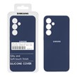 قاب سیلیکونی پاک کنی اورجینال درجه یک Samsung Galaxy S24 FE - سرمه ای (پک دار)