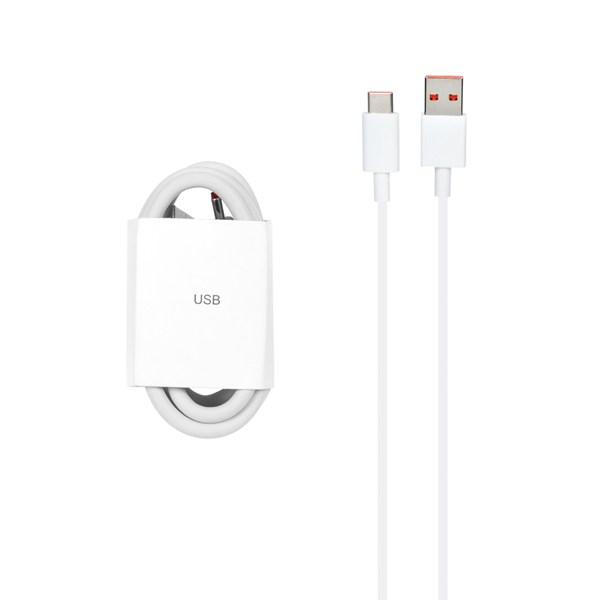 کابل شارژ Xiaomi Type-C مدل 120W درجه یک - سفید (گارانتی شش ماهه نیکان همراه)