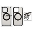 قاب اورجینال Magic Mask استند چرخشی Magsafe مدل Apple iPhone 16 Pro - مشکی (پک دار)