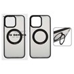 قاب اورجینال Magic Mask استند چرخشی Magsafe مدل Apple iPhone 16 Pro Max - مشکی (پک دار)