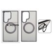 قاب اورجینال Magic Mask استند چرخشی Magsafe مدل Samsung Galaxy S24 Ultra - خاکستری (پک دار)