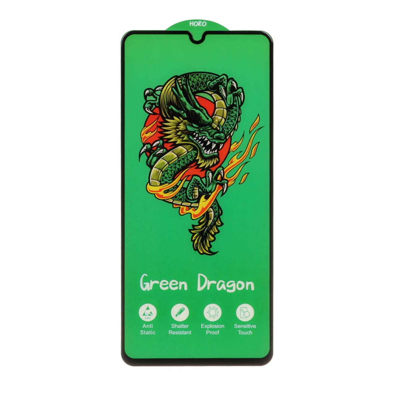 محافظ صفحه نمایش شیشه ای Full Cover Anti Static Horo مدل Samsung A70 / A70S / A42 (بدون پک)