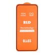محافظ صفحه نمایش شیشه ای Full Cover 21D مدل Samsung Galaxy S25 FE / S24 FE / A57 / A37 / A56 / A36 - مشکی (بدون پک)