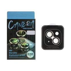 محافظ لنز رینگی اورجینال Camera Lens Glass شابلون دار Apple iPhone 13 / iPhone 13 Mini - نقره ای (پک دار)