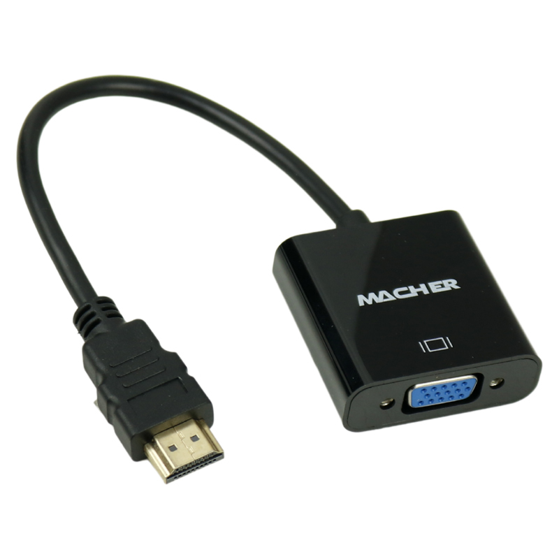 تبدیل HDMI به VGA مچر MR-206 + کابل صدا