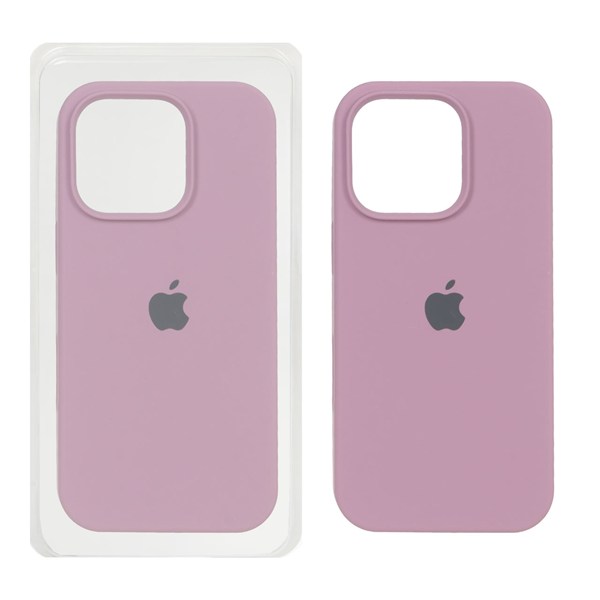 قاب سیلیکونی پاک کنی اورجینال Apple iPhone 16 Pro - بنفش کدر (پک اصلی )