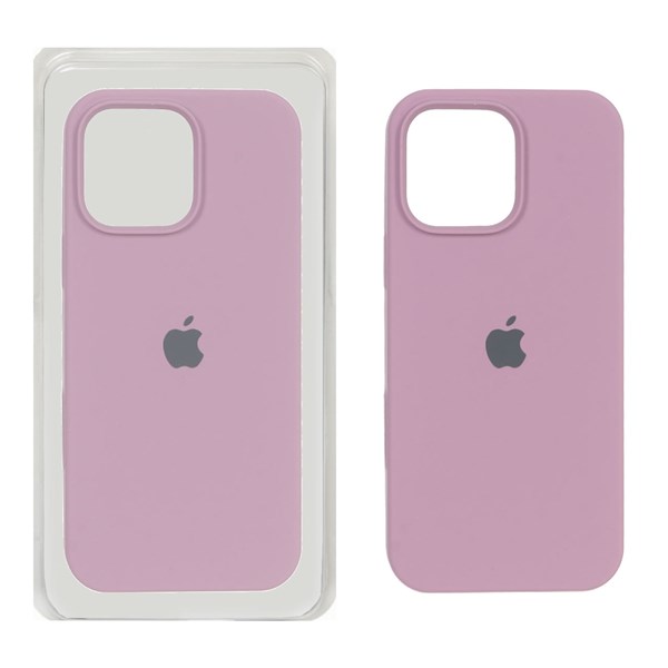 قاب سیلیکونی پاک کنی اورجینال Apple iPhone 16 Pro Max - بنفش کدر (پک اصلی )