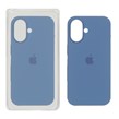 قاب سیلیکونی پاک کنی اورجینال Apple iPhone 16 - آبی اقیانوسی (پک اصلی )