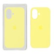 قاب سیلیکونی پاک کنی اورجینال Apple iPhone 16 - لیمویی (پک اصلی )