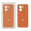 قاب سیلیکونی پاک کنی محافظ لنزدار اورجینال Xiaomi Mi 13T / Mi 13T Pro - قهوه ای (پک اصلی)