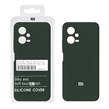 قاب سیلیکونی پاک کنی اورجینال درجه یک Xiaomi Redmi Note 12 5G / Poco X5 5G  - سبز تیره (پک دار)