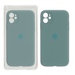قاب سیلیکونی پاک کنی محافظ لنزدار اورجینال Apple iPhone 11 - سبز نعنایی (پک اصلی)