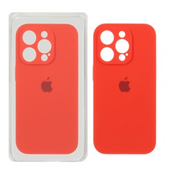 قاب سیلیکونی پاک کنی محافظ لنزدار اورجینال Apple iPhone 14 Pro - قرمز (پک اصلی)