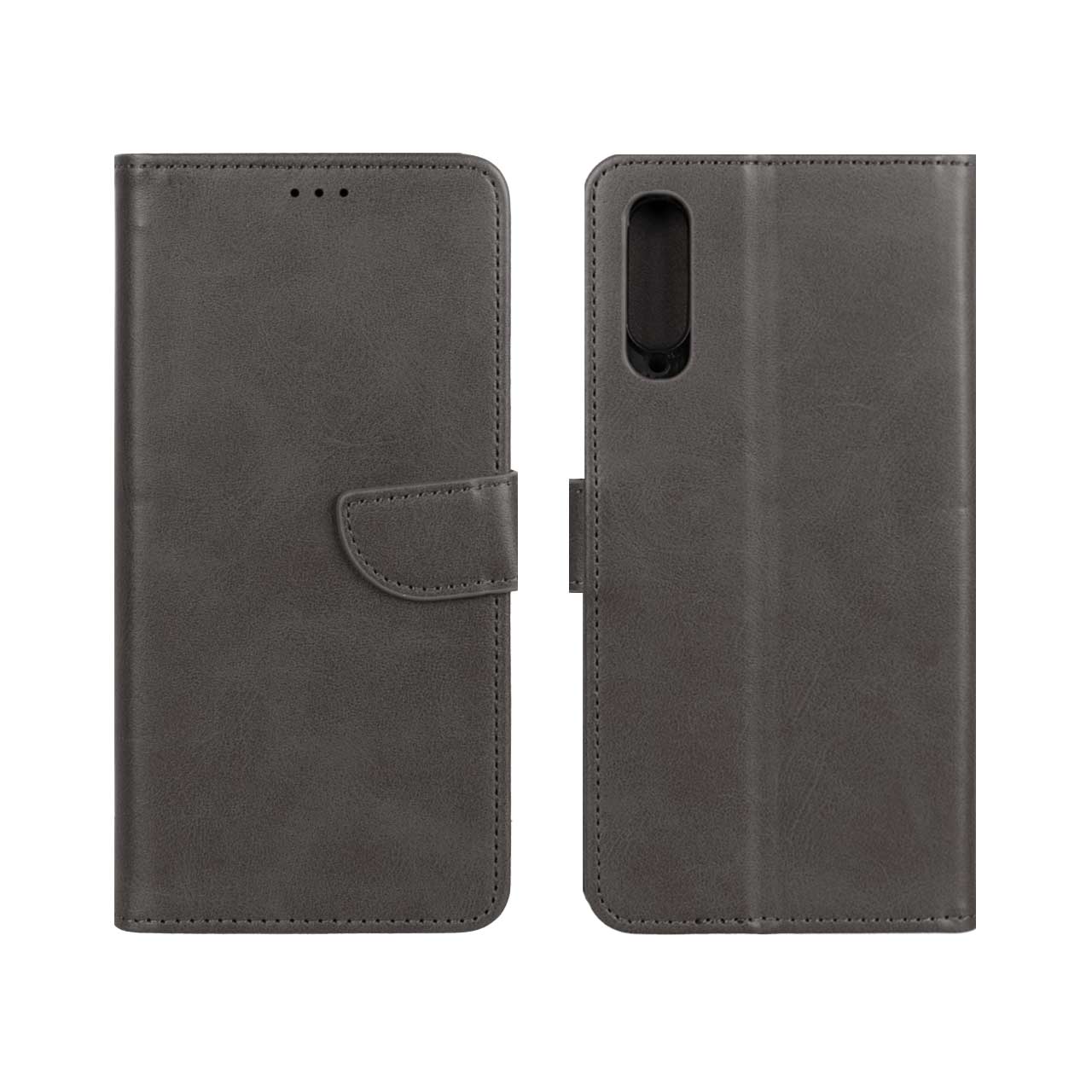 کیف چرمی موبایل مگنتی Samsung Galaxy A70 / A70s - خاکستری