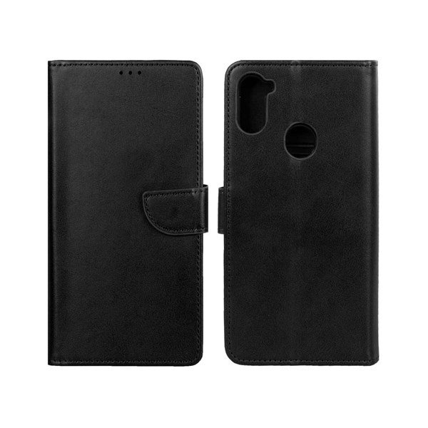 کیف چرمی موبایل مگنتی Samsung Galaxy A11 / M11 - مشکی