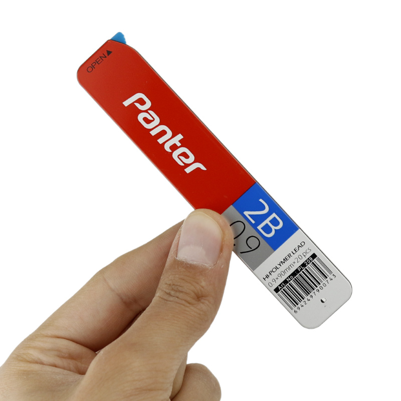 نوک مداد نوکی Panter PL209 0.9mm 2B بسته 12 عددی