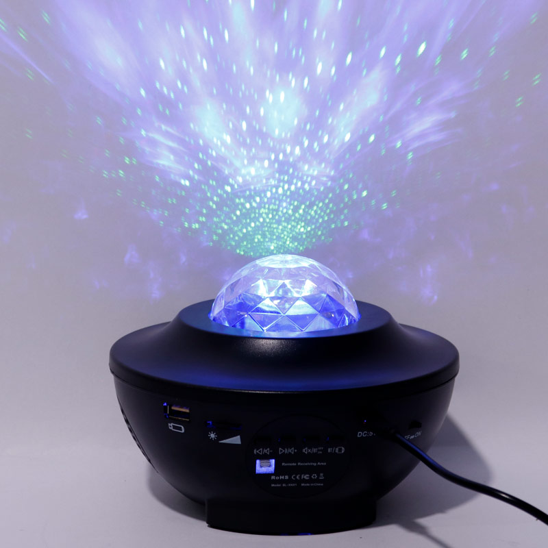 رقص نور اسپیکر دار Starry Projector + ریموت کنترل