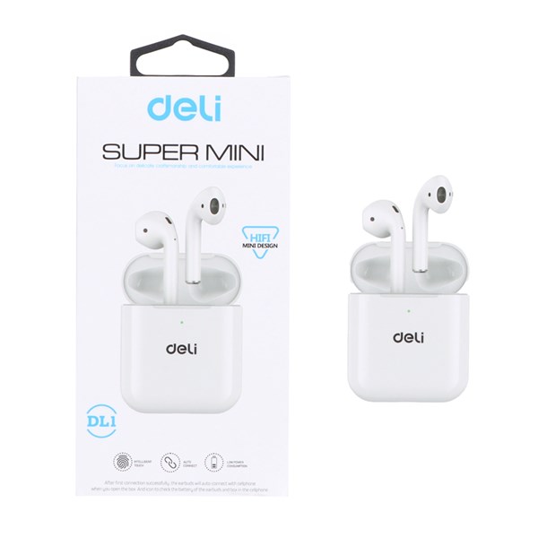 ایرفون بی سیم Deli مدل DL1 - سفید