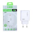 شارژر دیواری فست تک پورت ivy Wins مدل i-014 30W - سفید