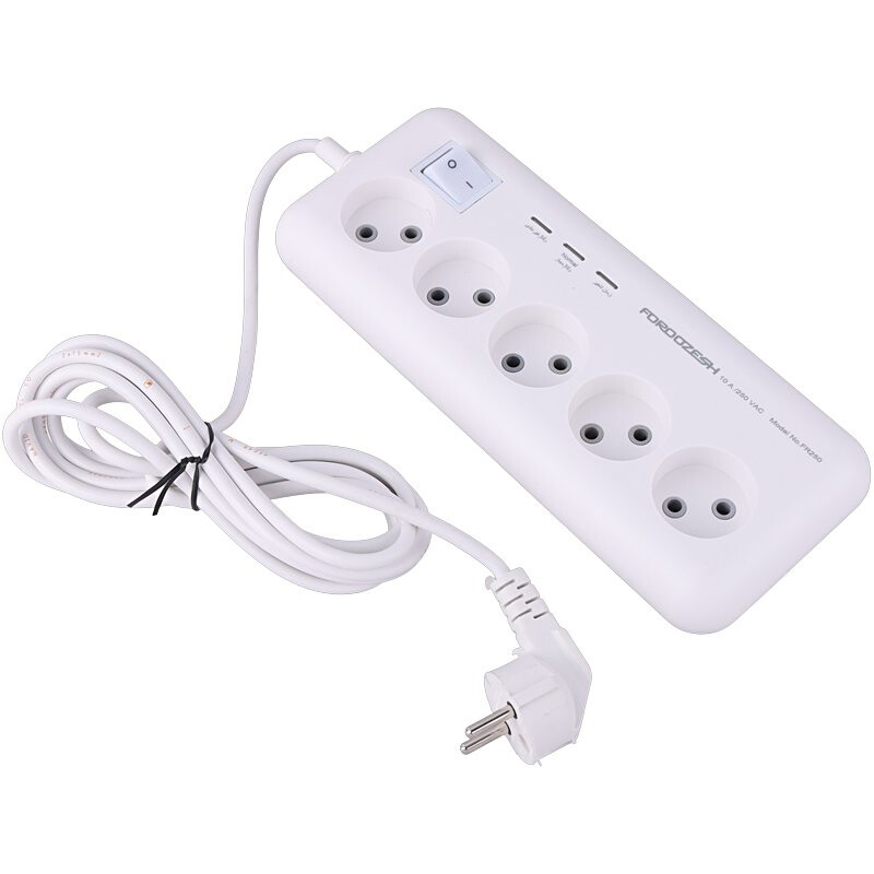محافظ برق صوتی تصویری 5 خانه فروزش FR250 با کابل 2.8 متری