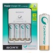 شارژر SONY BCG-34HH4KN + چهار عدد باتری 2100mAh AA شارژی
