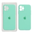 قاب سیلیکونی پاک کنی محافظ لنزدار اورجینال Apple iPhone 11 Pro - سبز مغز پسته ای ( پک اصلی)