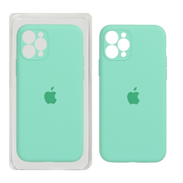 قاب سیلیکونی پاک کنی محافظ لنزدار اورجینال Apple iPhone 11 Pro - سبز مغز پسته ای ( پک اصلی)
