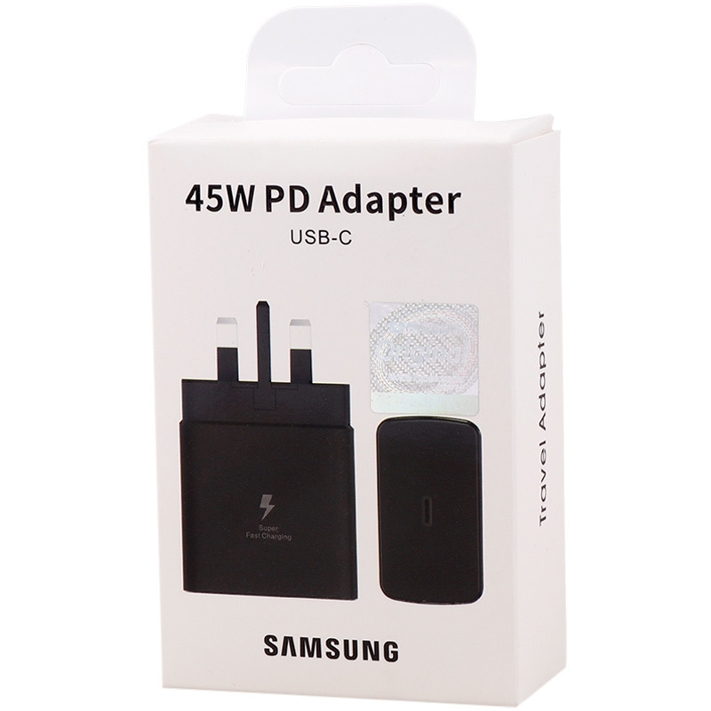 شارژر دیواری 45 وات سامسونگ EP-TA845XBEGCN PD 3A